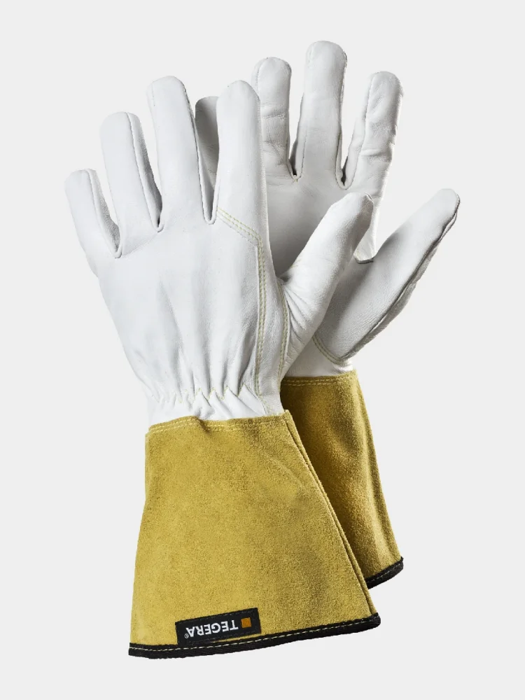 Welding work gloves Tegera 126A, top-quality grain goat leather