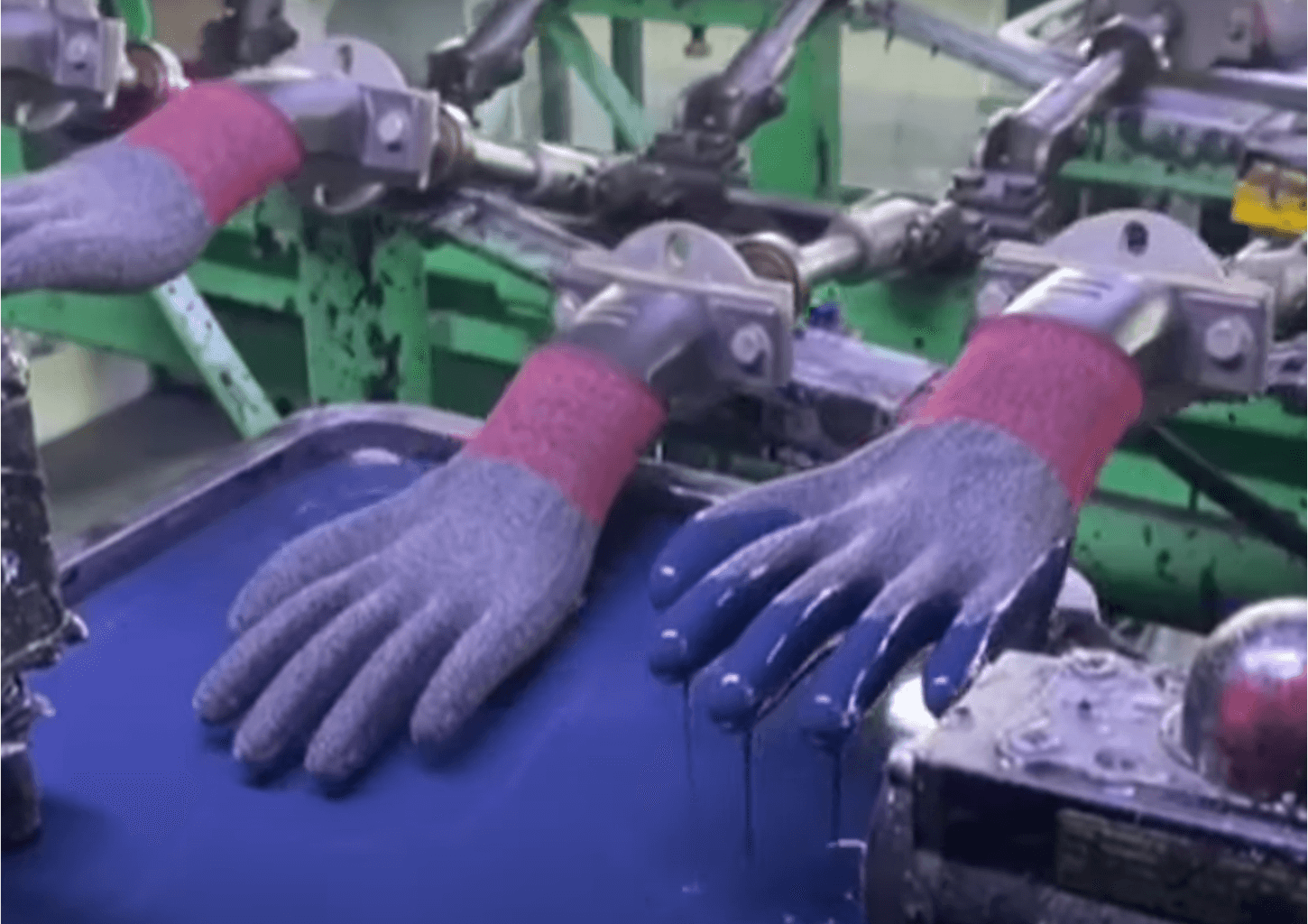 Máčanie pletených rukavíc