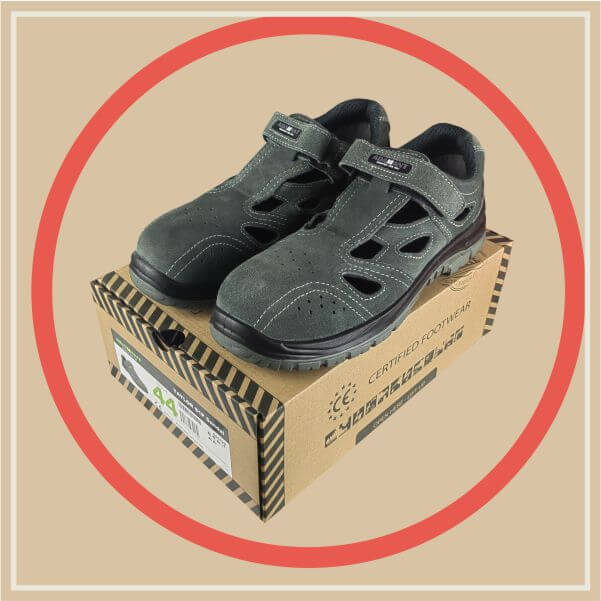 Work sandals with steel toe Bennon Taylor, delivery