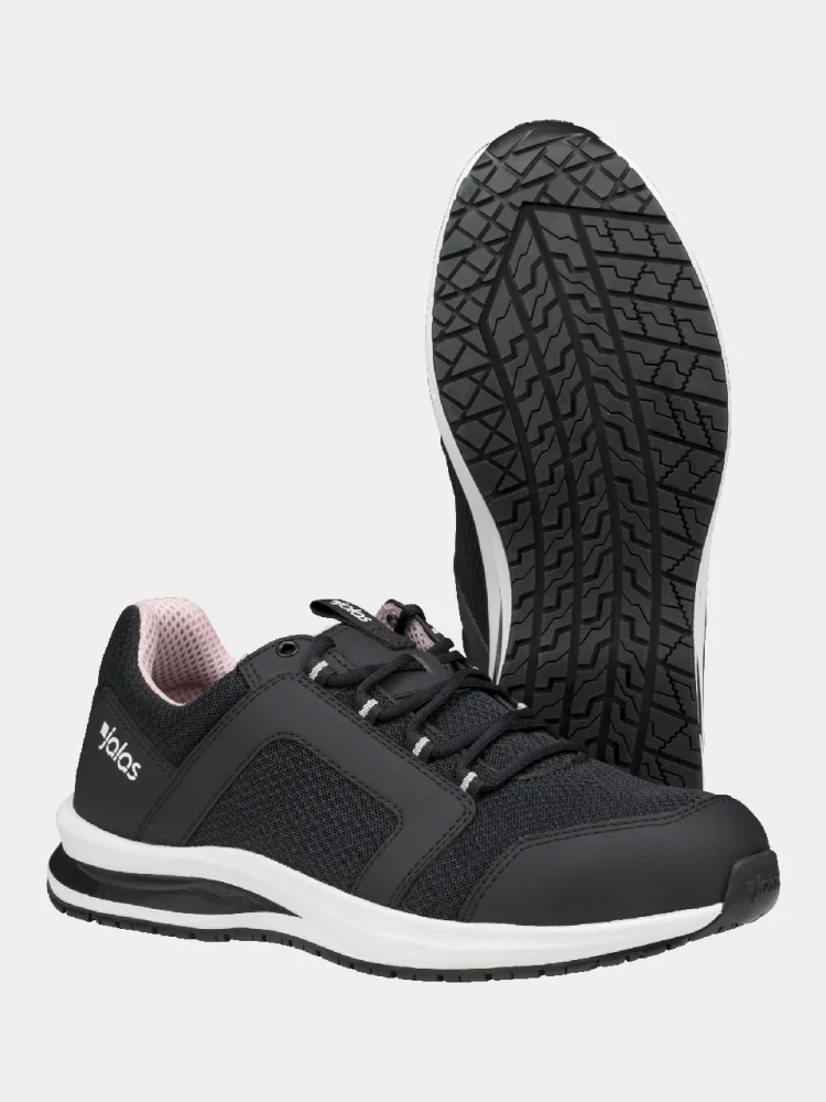 Jalas Tempus 5628 work sneakers, S1 P, black-pink