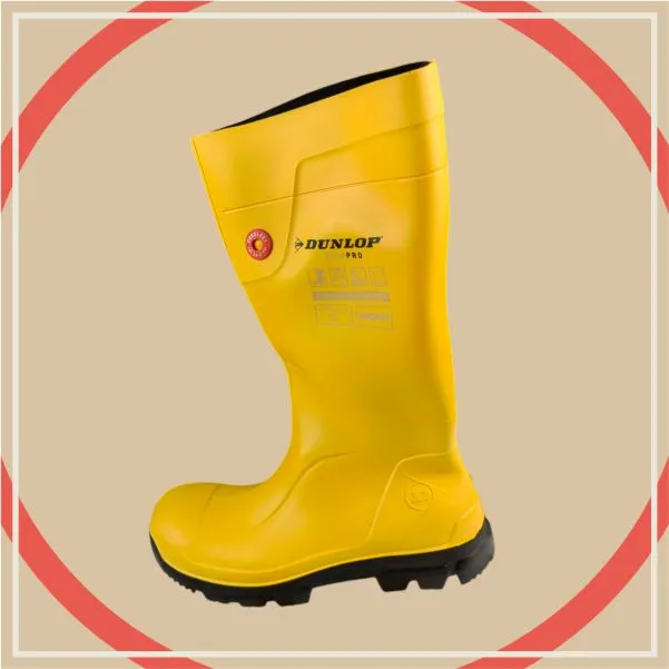 Dunlop Purofort FieldPro Boots, yellow