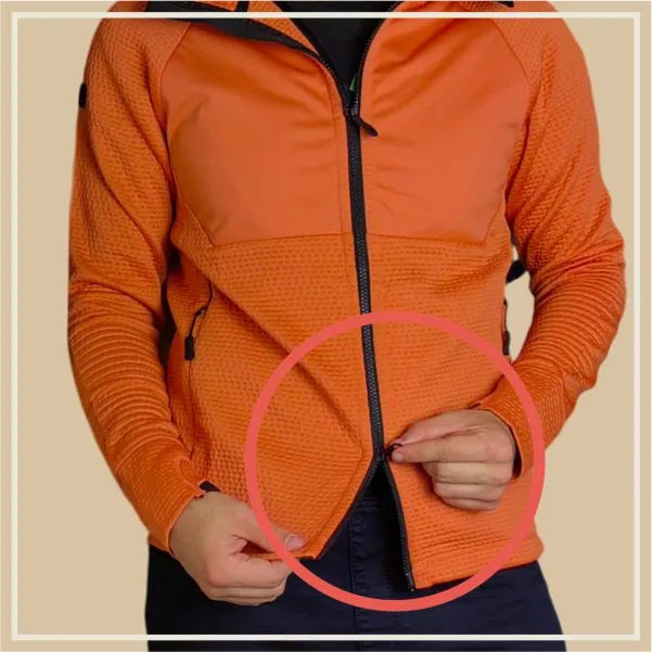 Snickers workwear 8405, oranžová, dvojitý zips
