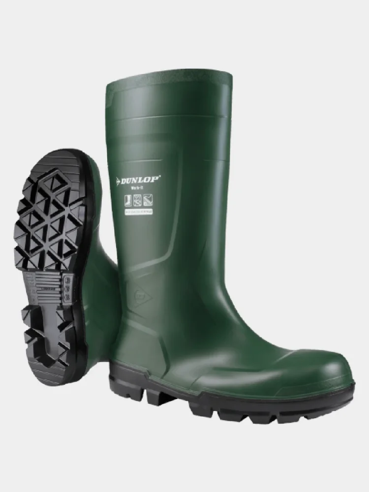 Dunlop Protomastor Work-It S5, bezpečnostné gumáky, zelené
