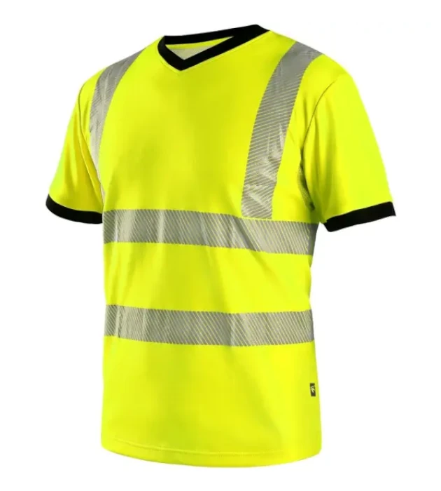 Reflexné tričko s krátkym rukávom CXS RIPON, žlté