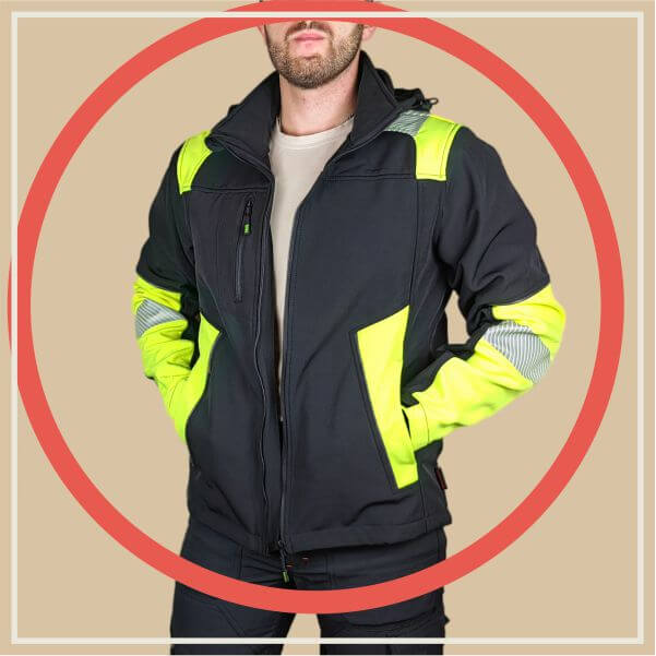 Reflective softshell jacket Bennon Reflectos