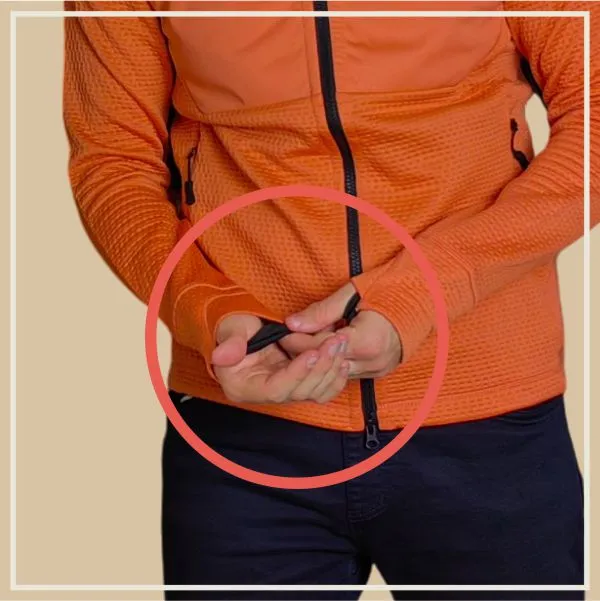 Snickers workwear 8405, oranžová, úchytky na palec