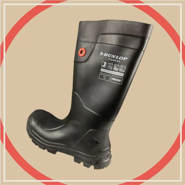 Black Dunlop Purofort Fieldpro Boots