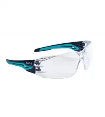 Ochranné pracovné okuliare Bollé SILEX, číre, modré