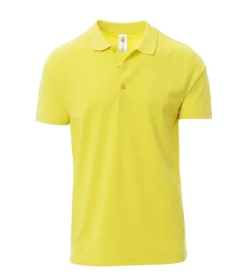 Men's polo shirt Payper Rome, short sleeve, yellow