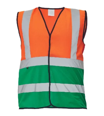 Reflective vest Cerva LYNX DUO, orange-green