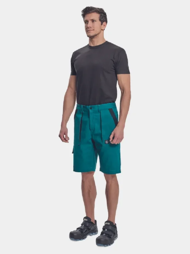Arbeits-Shorts Cerva Max Neo, 100% Baumwolle, petrol