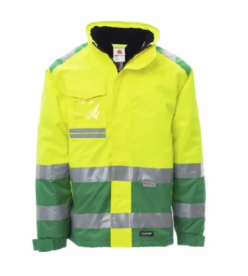 Reflective jacket Payper Hispeed, green