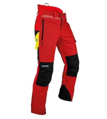 Chainsaw Protection Pants Pfanner Ventilation, red