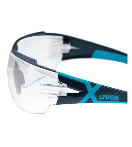 Pracovné okuliare Uvex Pheos CX2, číre, antracitovo-modré