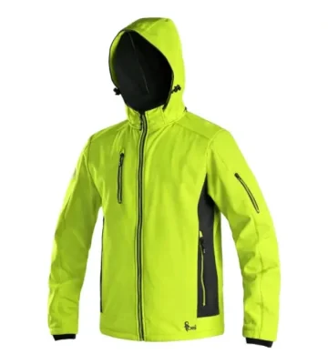 Softshell jacket CXS DURHAM, yellow-black