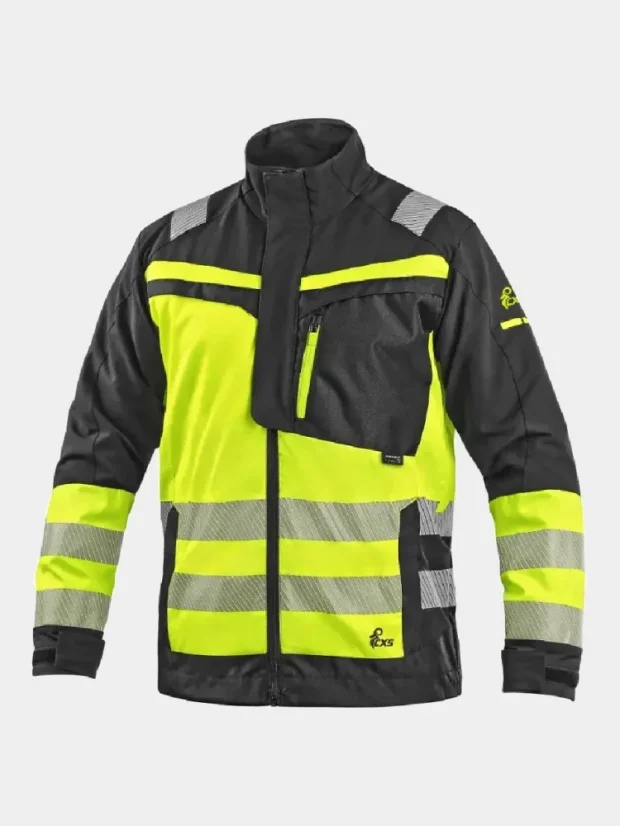 Work jacket CXS Naos, hi-vis