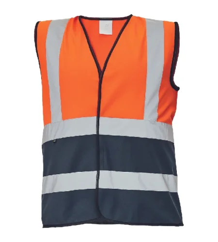 Reflective vest Cerva LYNX DUO, orange-navy