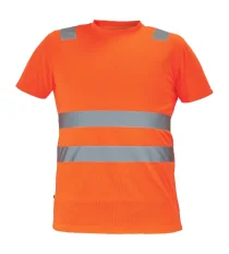 Reflexná tričko s krátkym rukávom Cerva TERUEL, oranžové