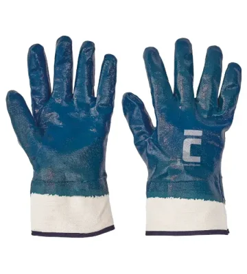 Dipped work gloves Cerva SWIFT, cotton, nitrile