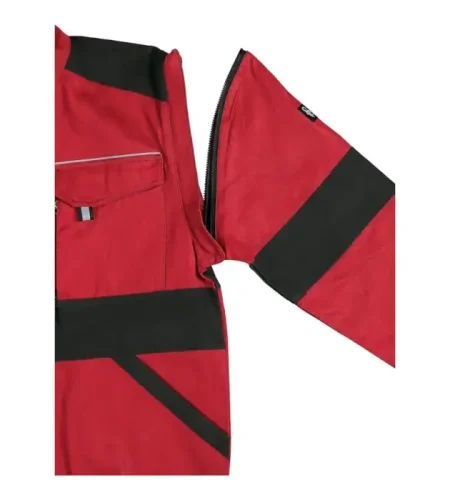 Montérková blúza 2v1 CXS Luxy Eda, 100% bavlna, červená