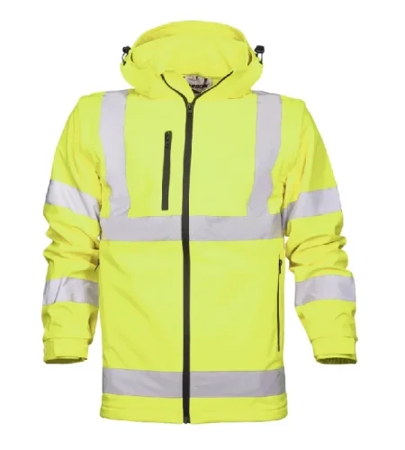 Hi-vis softshell jacket 2v1 Ardon REF502, yellow