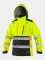 Winter reflective work jacket CXS Benson, insulated, yellow