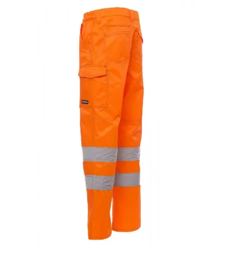 Hi-vis work trousers Payper Charter, orange