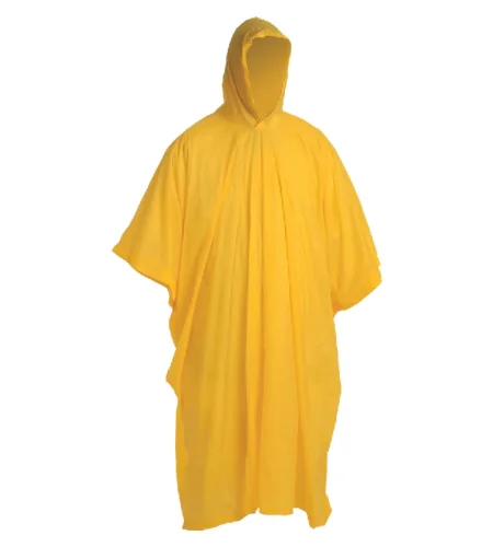 Raincoat Cerva PONCHO PVC, yellow