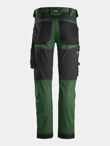 Work Trousers Snickers AllroundWork Stretch 6341, green