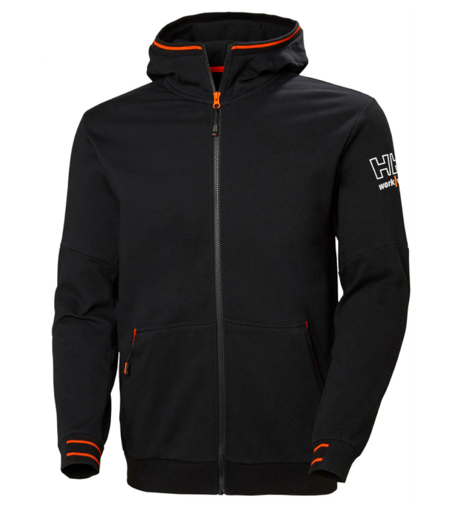 Zip hoodie Helly Hansen Kensington black REPRESENT. Workwear