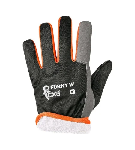 Work gloves CXS FURNY W, combined, winter