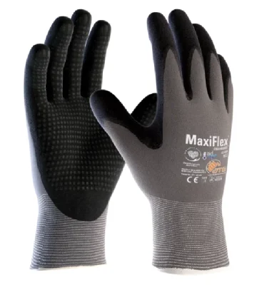 Pracovné rukavice ATG MaxiFlex® Ultimate™ 42-844, polomáčané, s terčíkmi