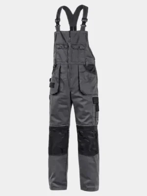 Winter Bib work trousers CXS Orion Krystof, gray
