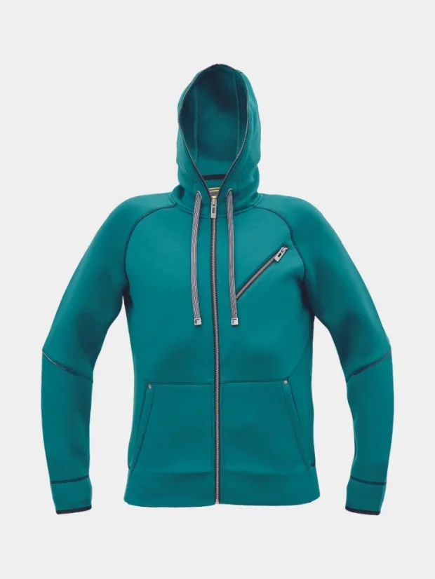 Arbeits-Sweatshirt Cerva Neurum, petrol