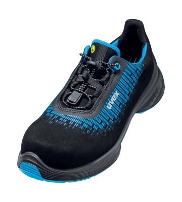 Safety low shoes Uvex 1 G2, S2 SRC, black-blue