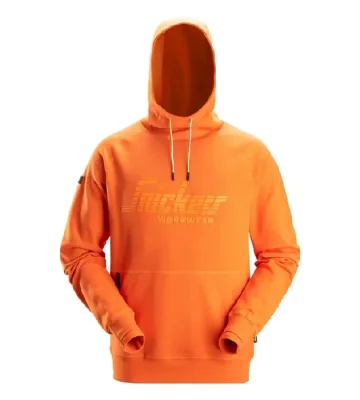 Logo Hoodie Snickers 2894, orange