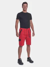 Arbeits-Shorts Cerva Max Neo, 100% Baumwolle, rot