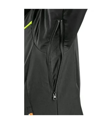 Softshell jacket CXS NORFOLK, black-yellow