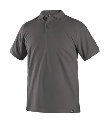 Polo shirt CXS MICHAEL, short sleeve, zinc