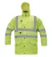 Waterproof winter hi-vis jacket Cerva FORMBY 7v1, yellow