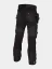 Stretch trousers with holster and knee pockets Erebos, black