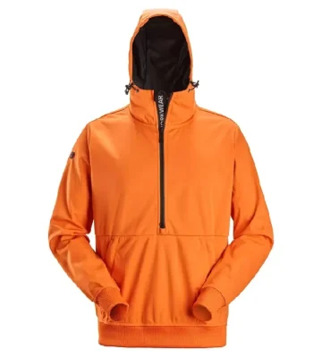 Vetruodolná softshell mikina Snickers FlexiWork 8400, oranžová