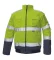 Reflective waterproof 2in1 jacket Cerva Clovelly, yellow/navy