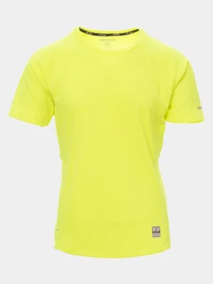 Herren-Technisches T-Shirt Payper Running, kurzarm, gelb