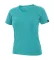 Women's V-neck T-shirt, CXS ELLA, turquoise