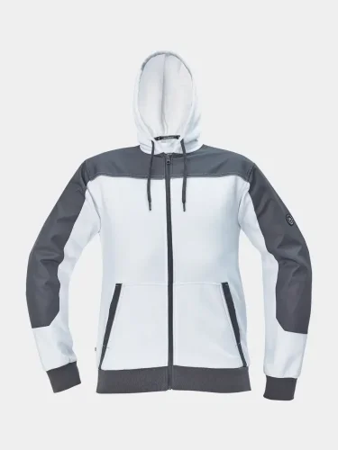 Hoodie Cerva Cremorne, white