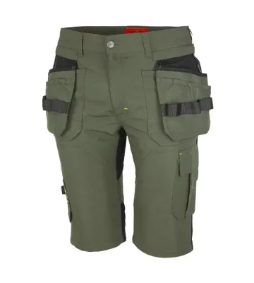 Work shorts Promacher Erebos, green