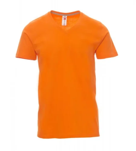 Tričko do V s krátkym rukávom Payper V-Neck, oranžové