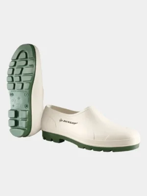 Dunlop Bicolour , gumové poltopánky, biele