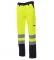 Hi-vis work trousers Payper Charter, yellow-navy